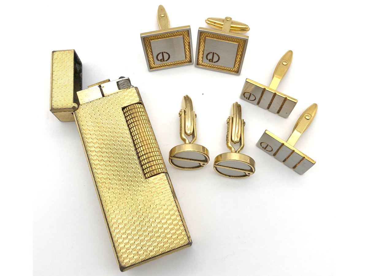 Dunhillライター、カフス