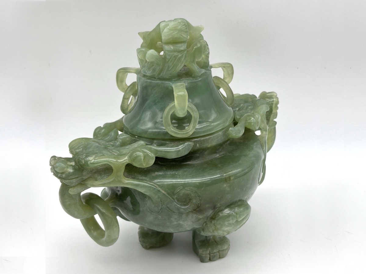 翡翠　香炉